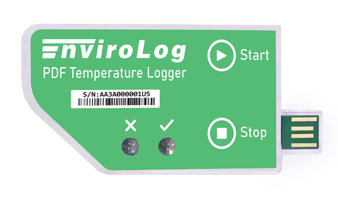 Single Use Data Logger EnviroLog